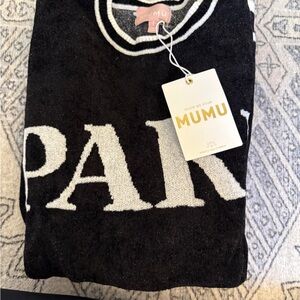 Show Me Your MuMu Black and White Knit Sweater
